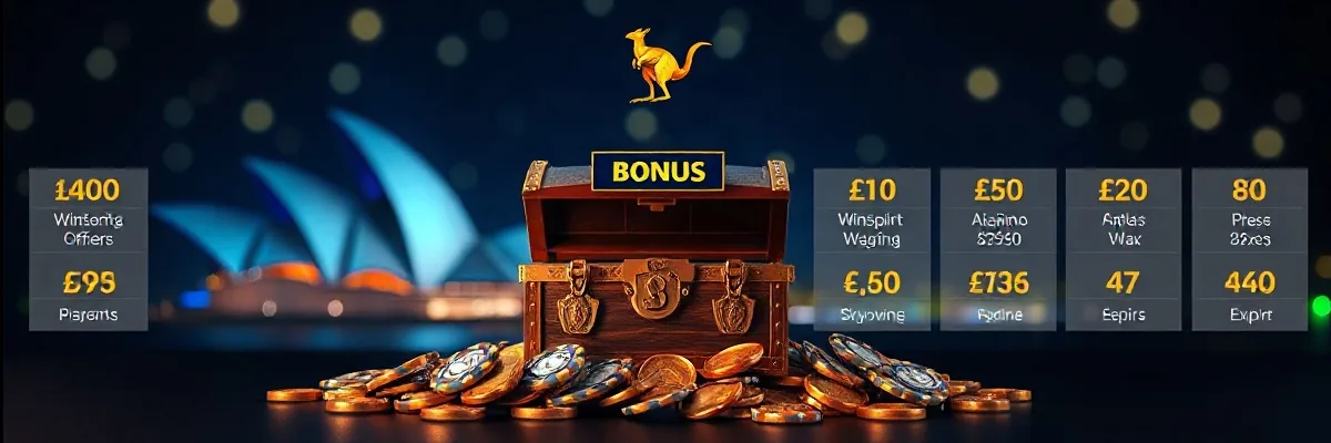 Offer Sizes Next to Their Wagering, Max Bet and Expiry — casino bonuses australia in Australia